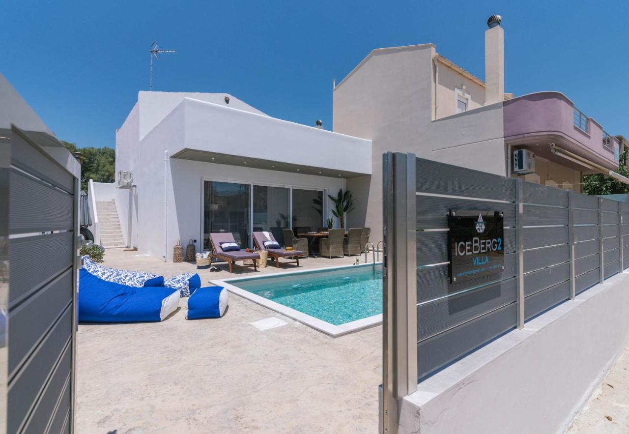 Villa Iceberg 2 With Pool Каламаки Экстерьер фото